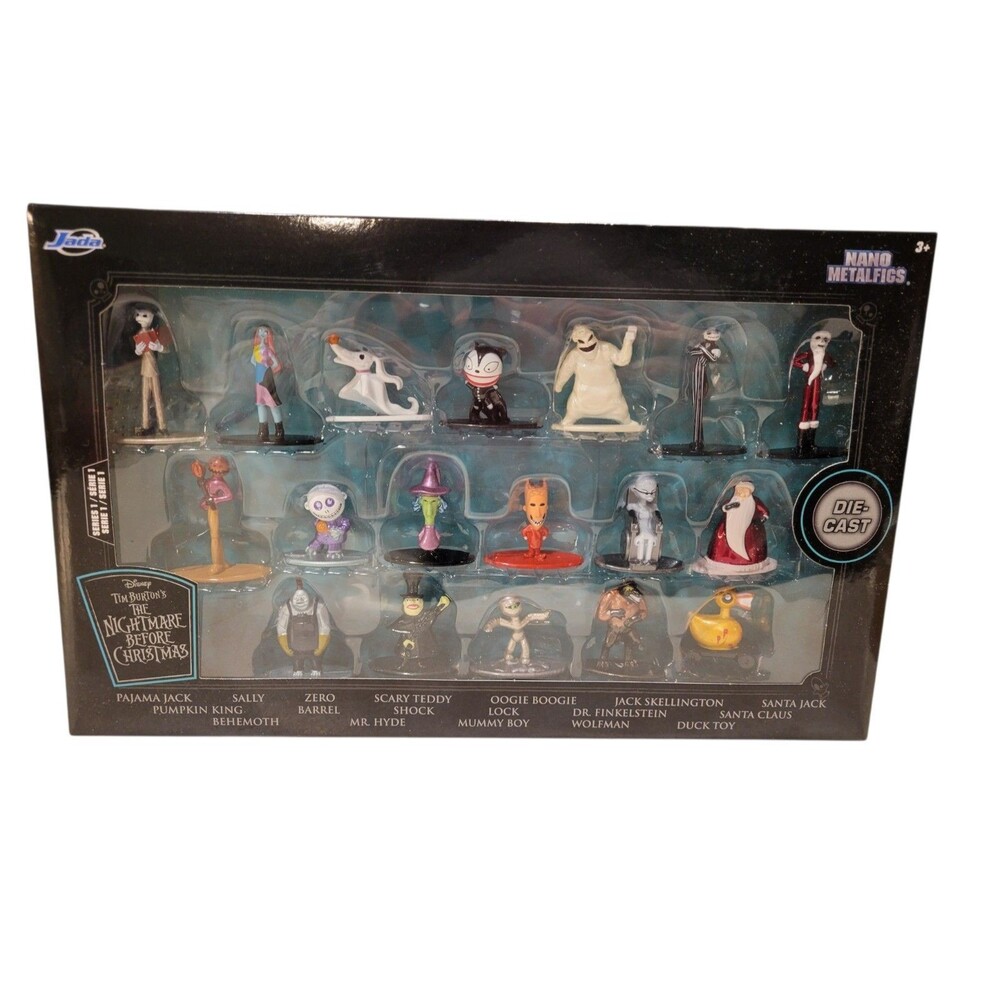 NIB The Nightmare Before Christmas Diecast Figures 18 Jada Nano Metalfigs 2"